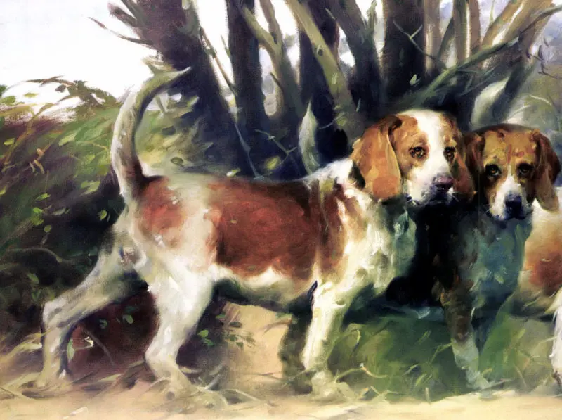 beagles painting