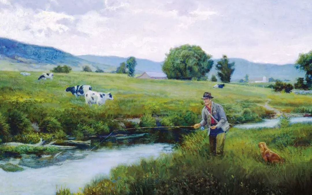 Dry-Cow Fishing As A Fine Art