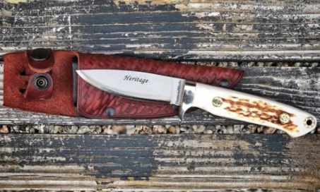 heritage stag hunting knife