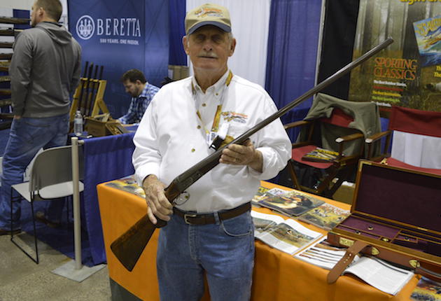 Charlie Herzog and his 16-gauge Parker.