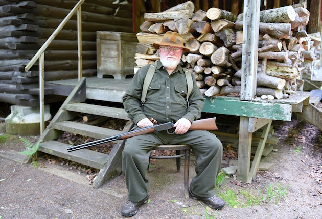 The author and his Winchester .30-30.