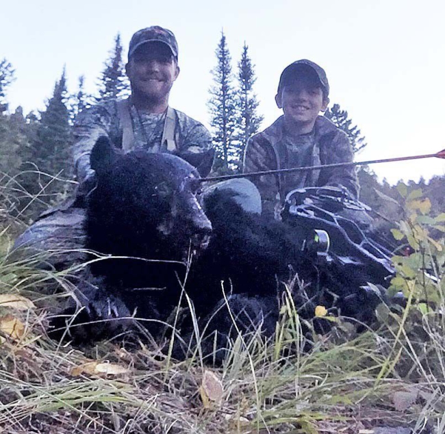 Bowhunter Stops Charging Black Bear with a Single Arrow