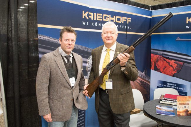 Associate Publisher (Creative) Ryan Stalvey with Dieter Krieghoff and the K-20 Parcours.