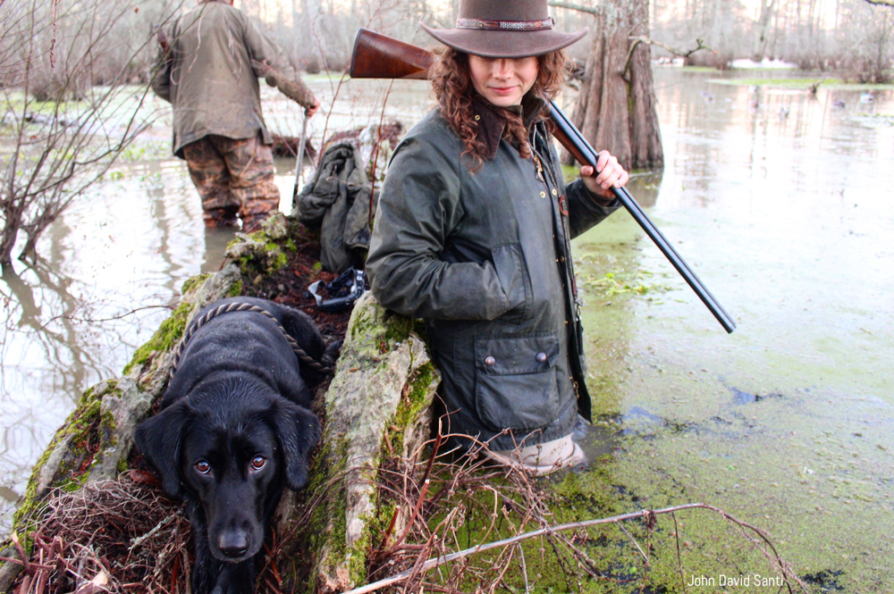 A Girl with a Gundog