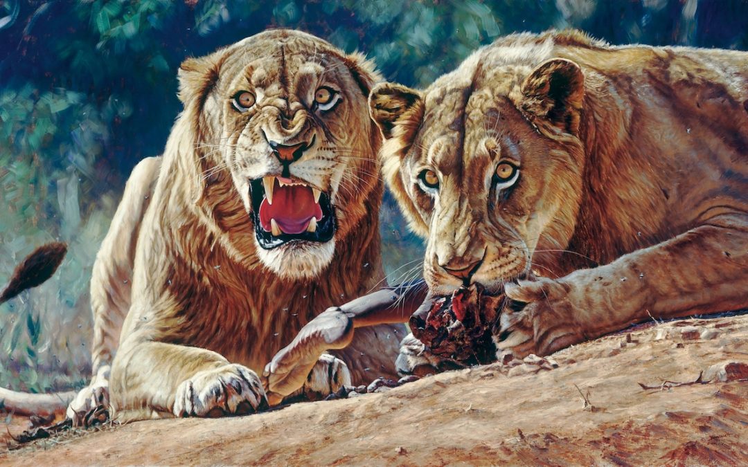 The Death of the First Man-Eating Lion of Tsavo
