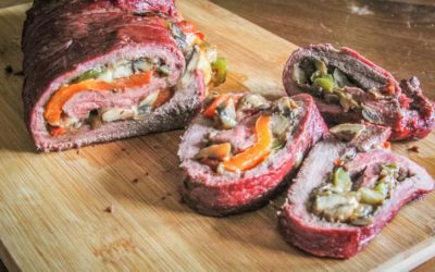 Philly Cheesesteak Stuffed Backstrap Recipe