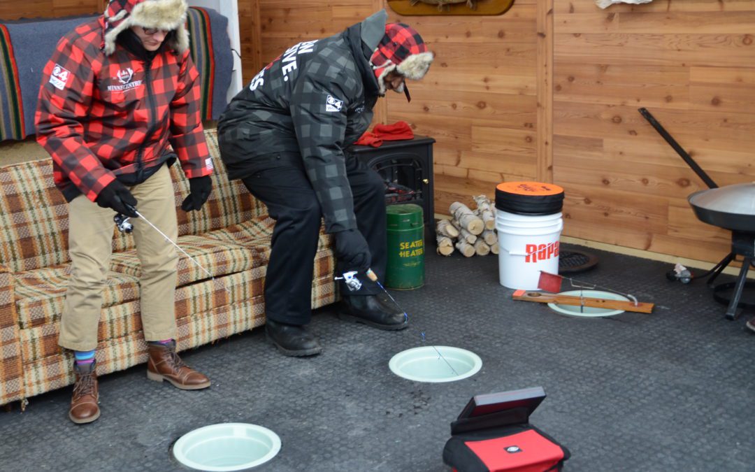 Rapala Celebrates the Super Bowl with Rooftop Ice Fishing