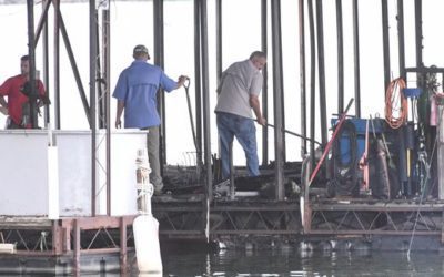 Portman Marina Reopens As Fire Recovery Begins