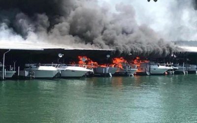 Huge Fire Destroys Part of Portman Marina