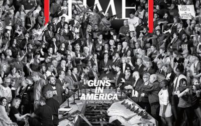 Time Magazine on Target with Gun Cover