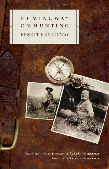 hemingway on hunting book cover