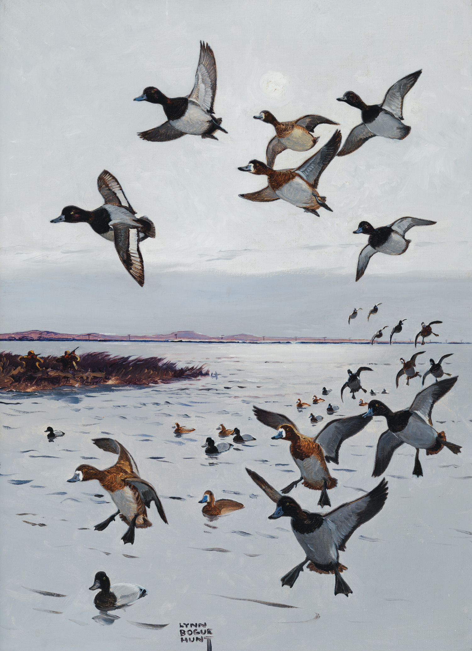 Lynn Bogue hunt waterfowl painting art