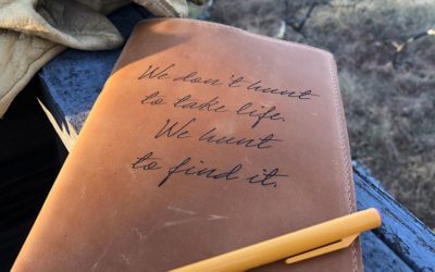 Bearing Burdens in My Hunting Journal