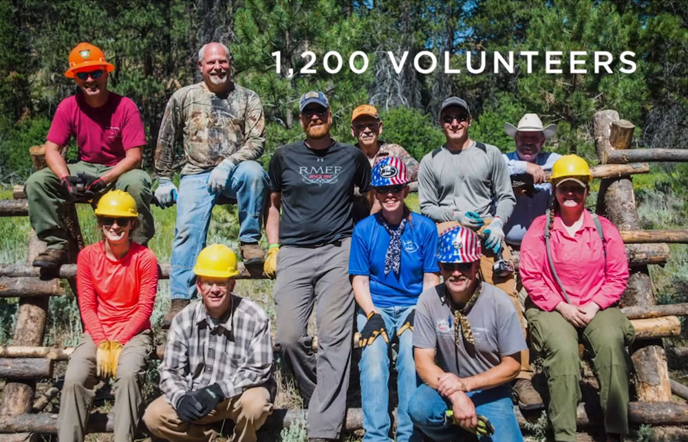 Volunteers Contribute $24 Million in Value to RMEF Mission