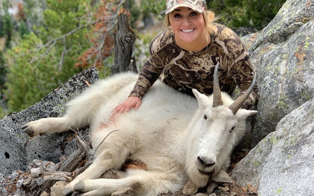 First Time Huntress Draws, Scores Once-in-a-Lifetime Rocky Mountain Goat