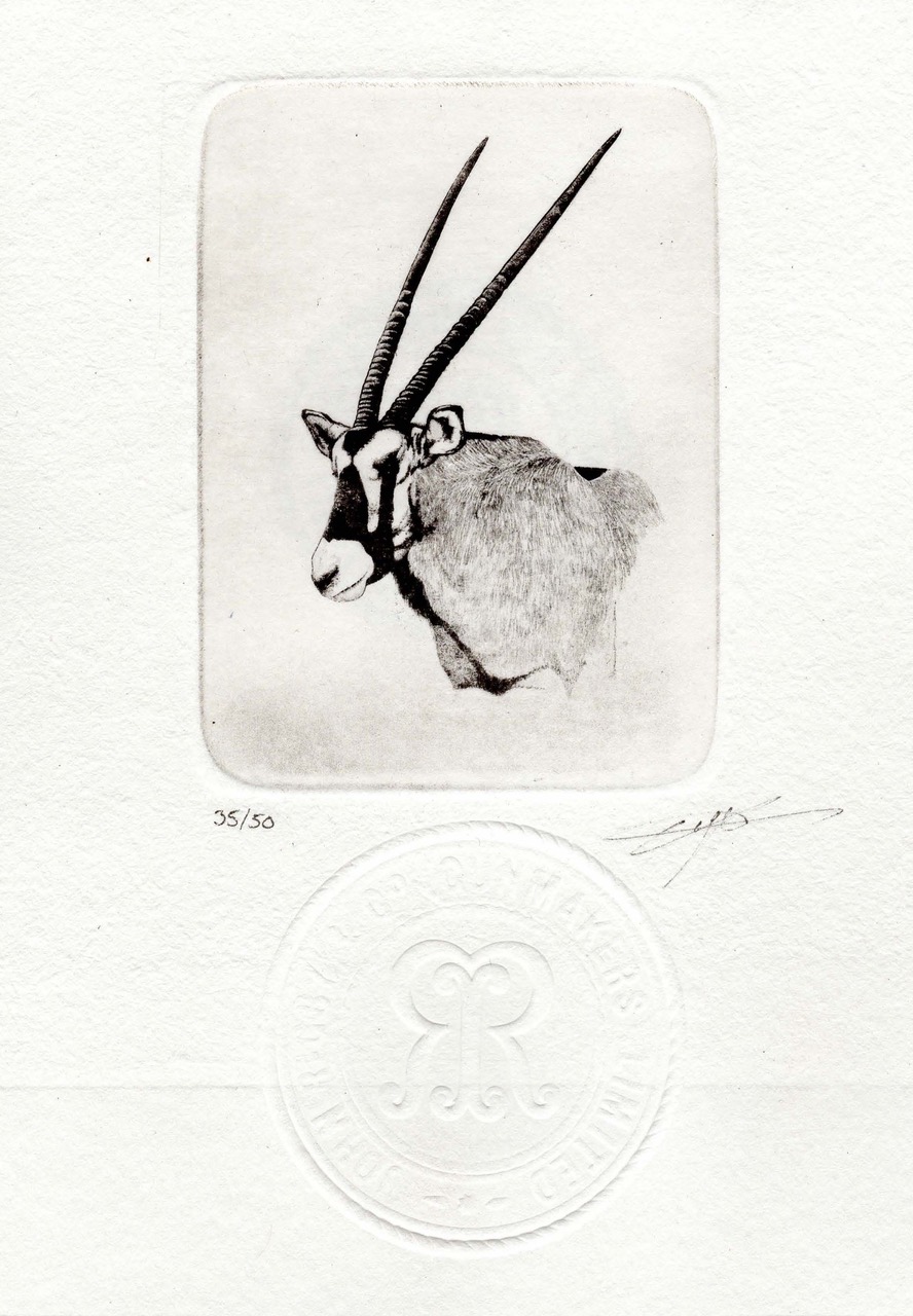 rigby Oryx Stamp