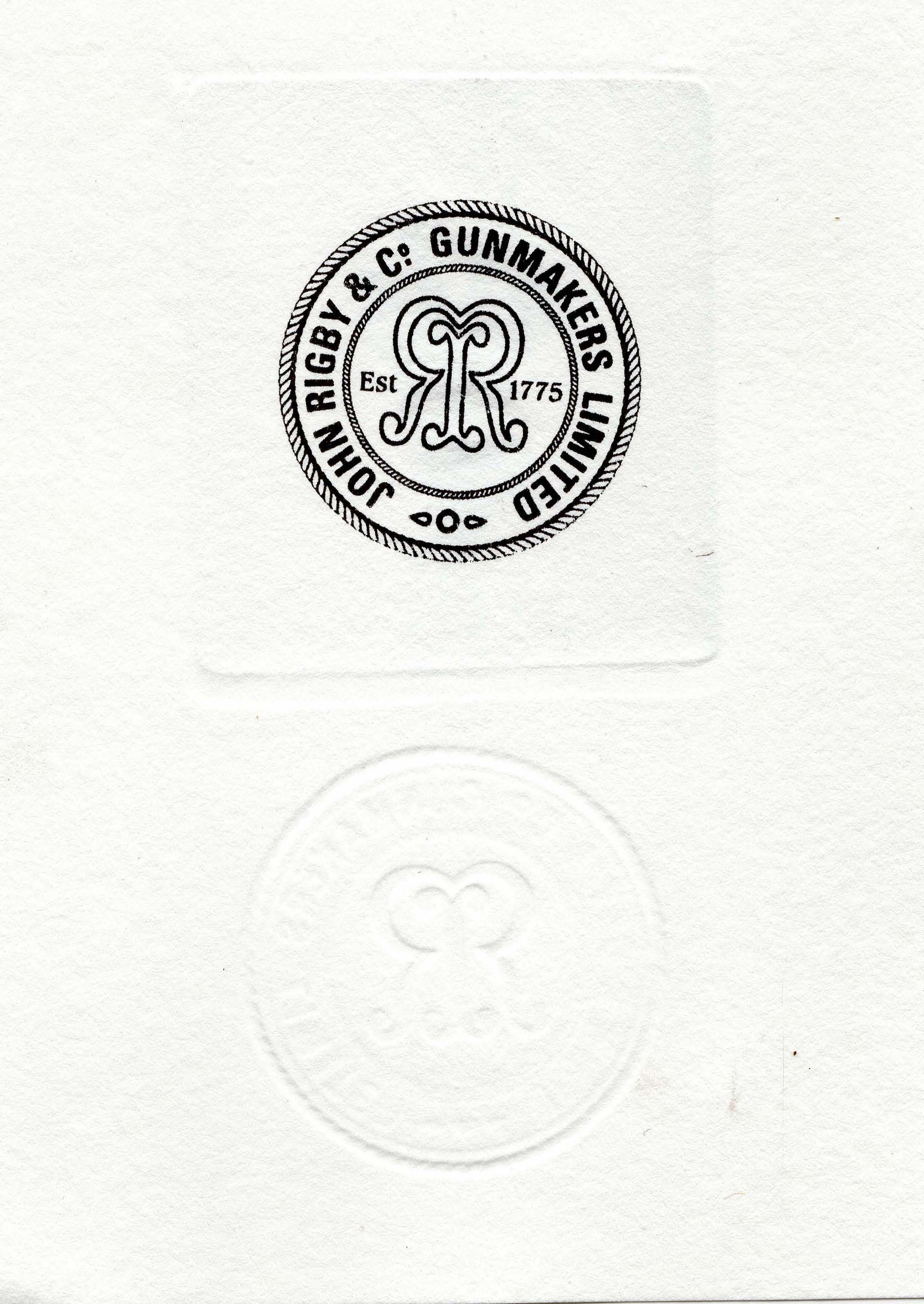 the john rigby & Co stamp