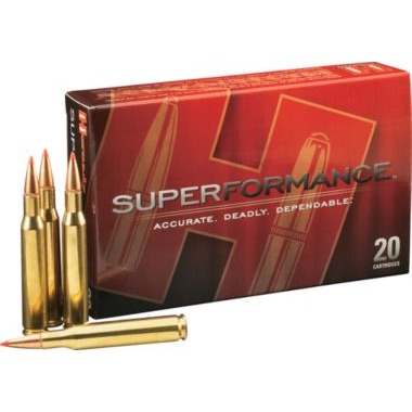 box of hornady superformance ammunition