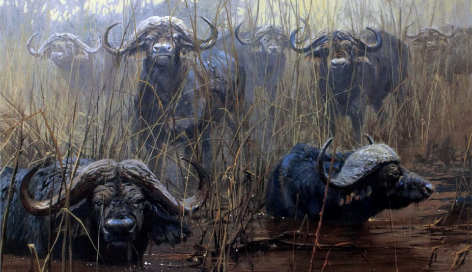john seerey-lester buffalo hunters painting