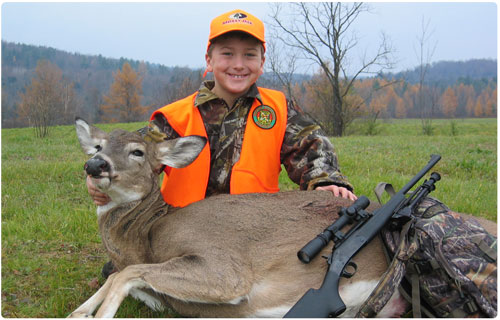 youth hunt deer