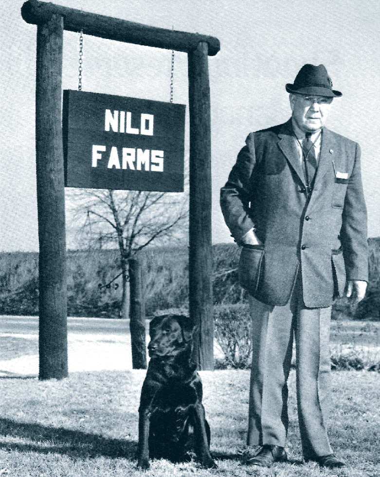 John Olin at Nilo farms with King Buck