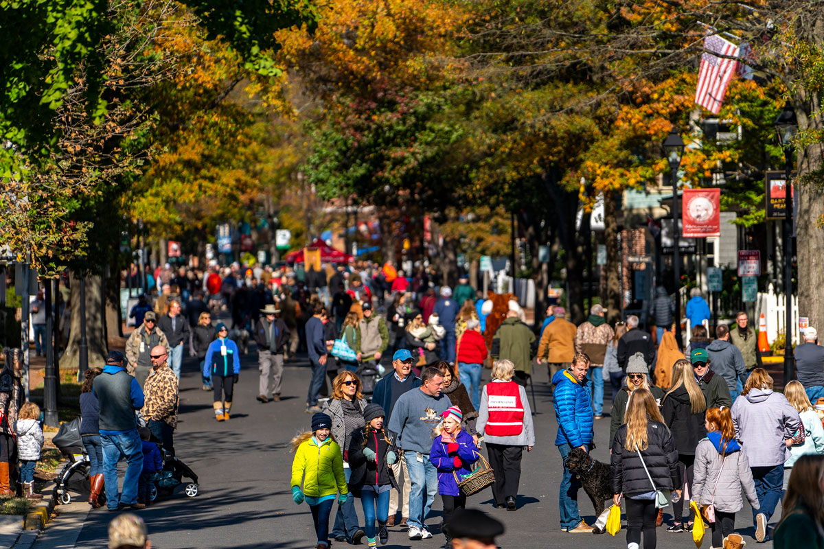 maryland waterfowl festival crowded street