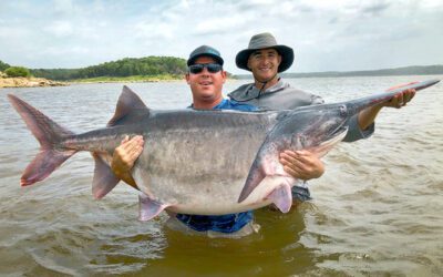 Oklahoma Man Snags Record-Breaking Paddlefish