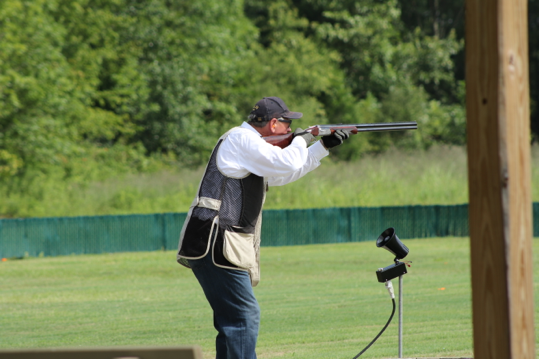 shotgun shooting tournament competitor