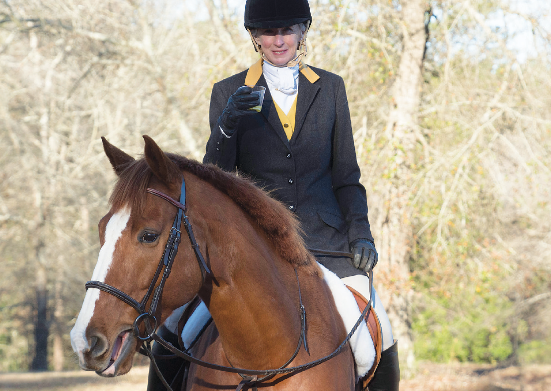 foxhunt on horseback