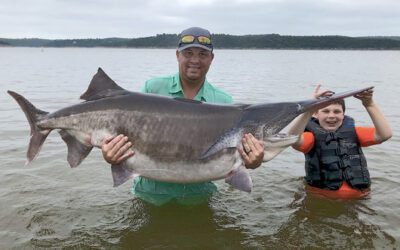 New World Record Paddlefish Hauled From Keystone Lake — Again!