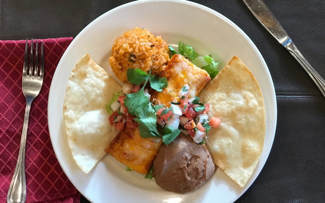 Pheasant Enchiladas in Red Sauce