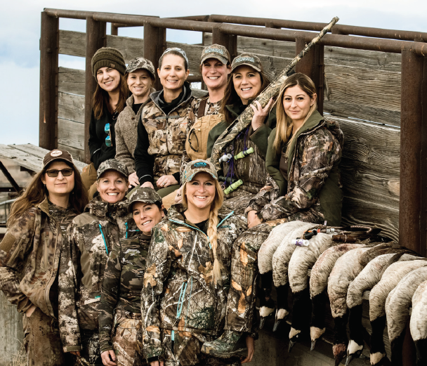 women goose hunt