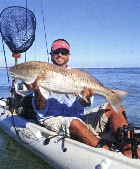 fishing from kayak