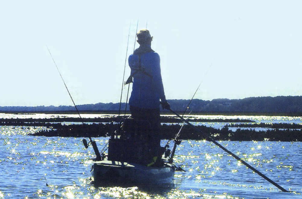 fishing from kayak