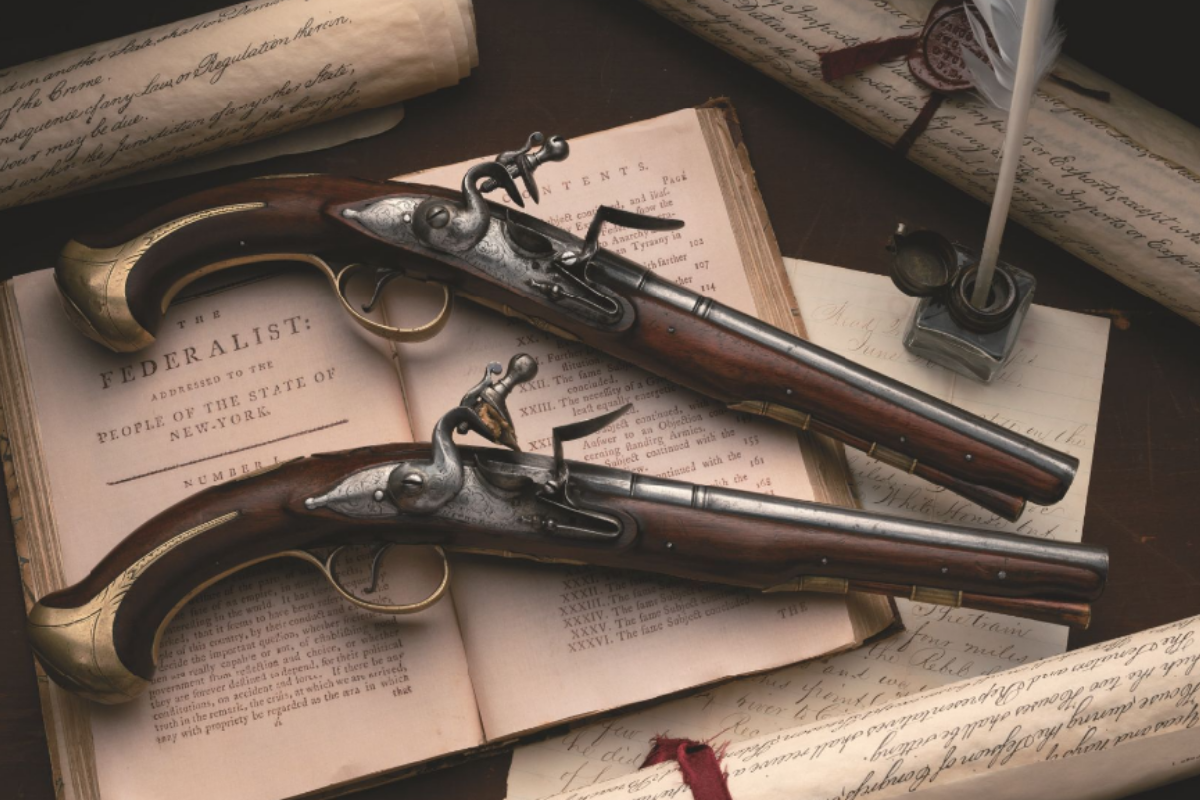 alexander hamilton pistols guns auction