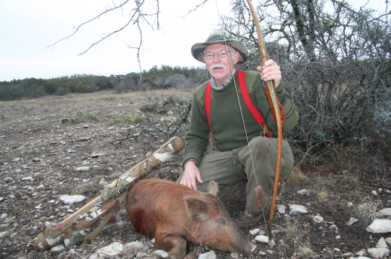 bowhunter hogs texas