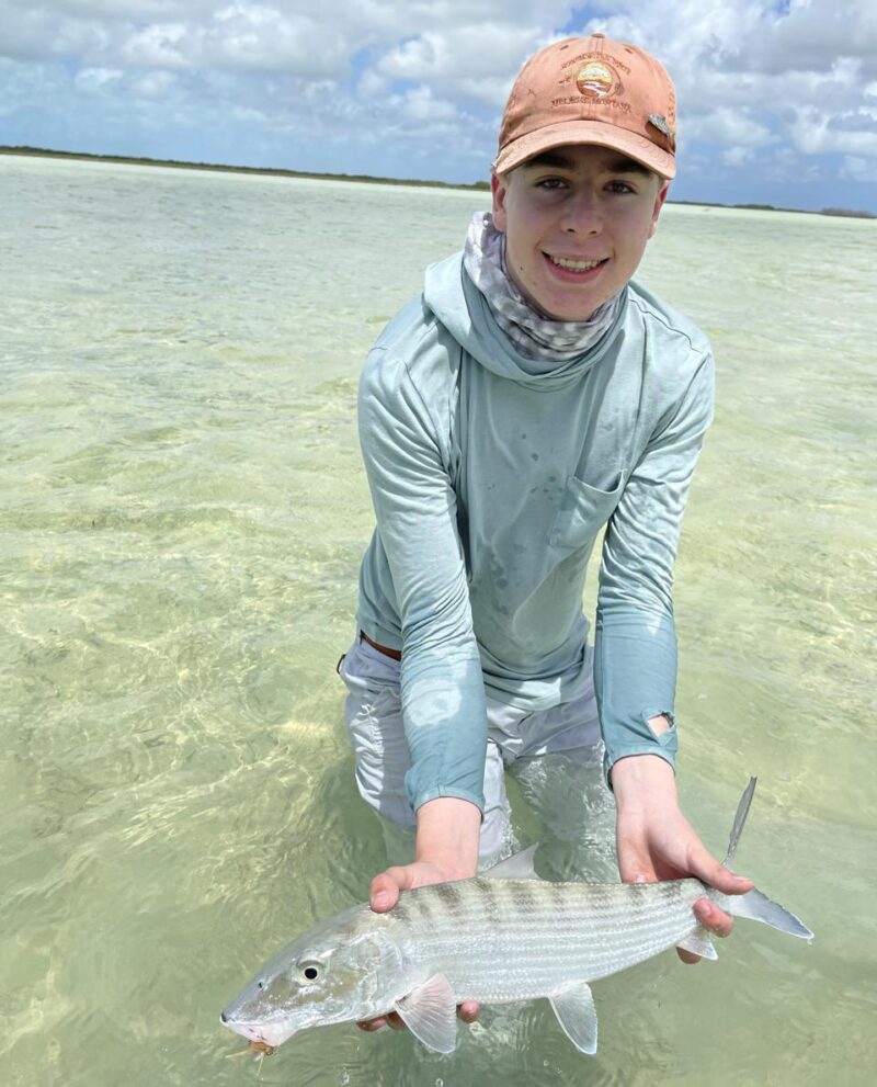 fishing for bonefish in the Bahamas