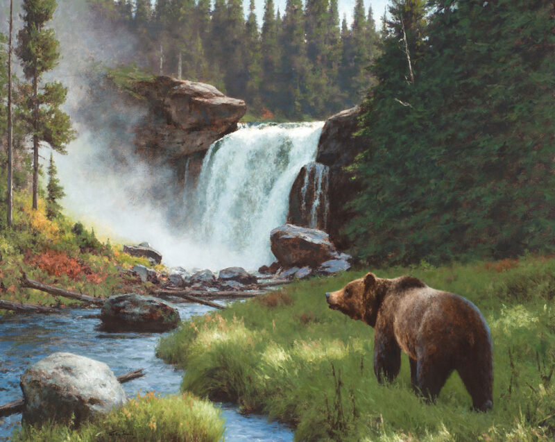 Moos Falls painting