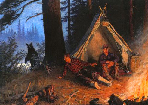 bear by camp