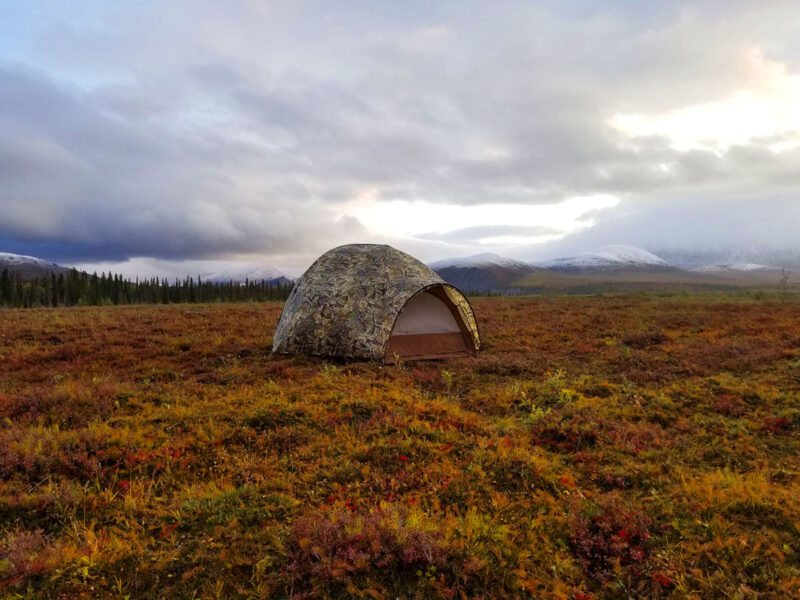 tent outside