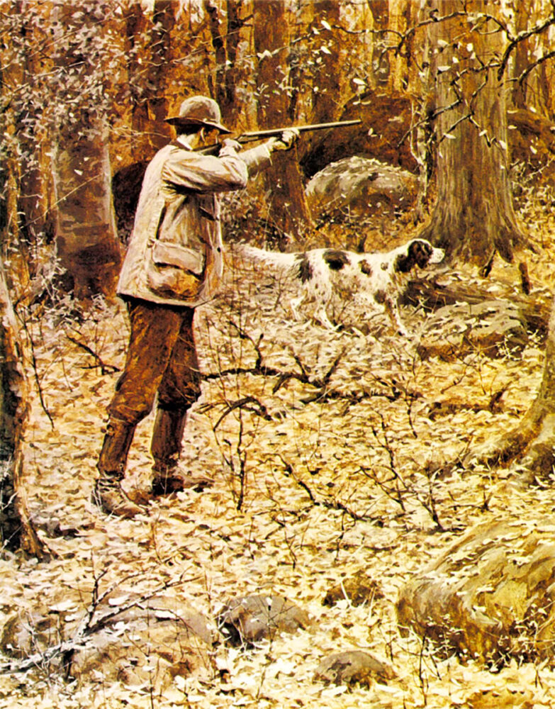 Fly Fishing, Art Painting by Arthur B. Frost