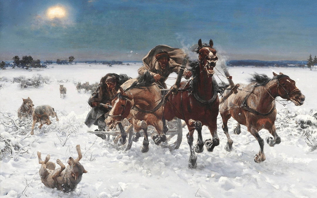 A Russian Wolf Hunt